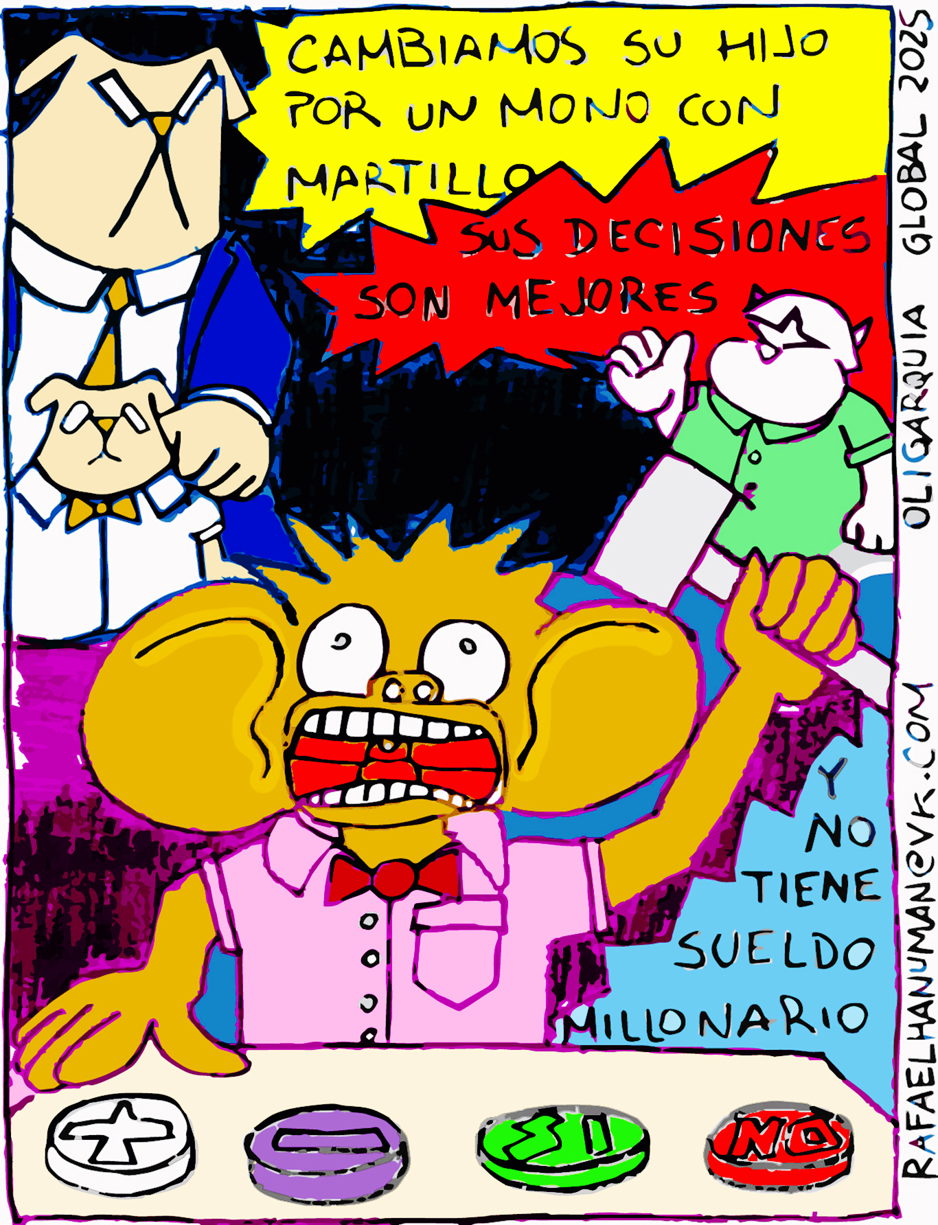 CAMBIAMOS SU HIJO POR UN MONO