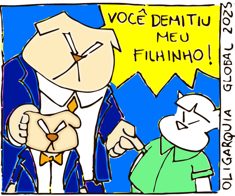VOCÊ DESPEDIU MEU FILHINHO!