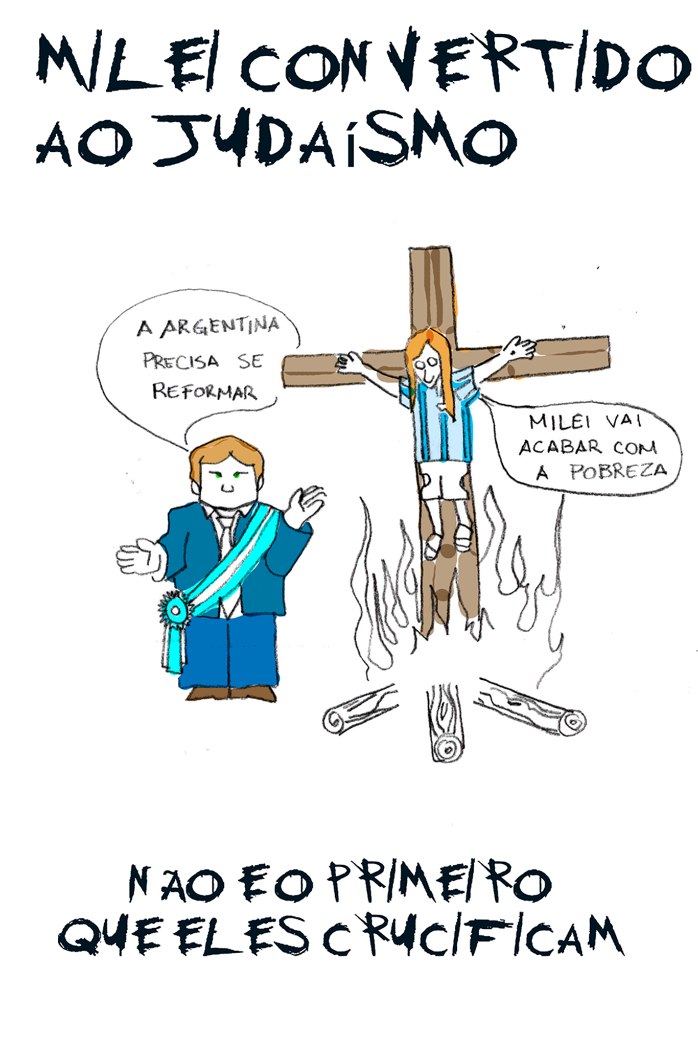 MILEI CONVERTIDO AL JUDAÍSMO