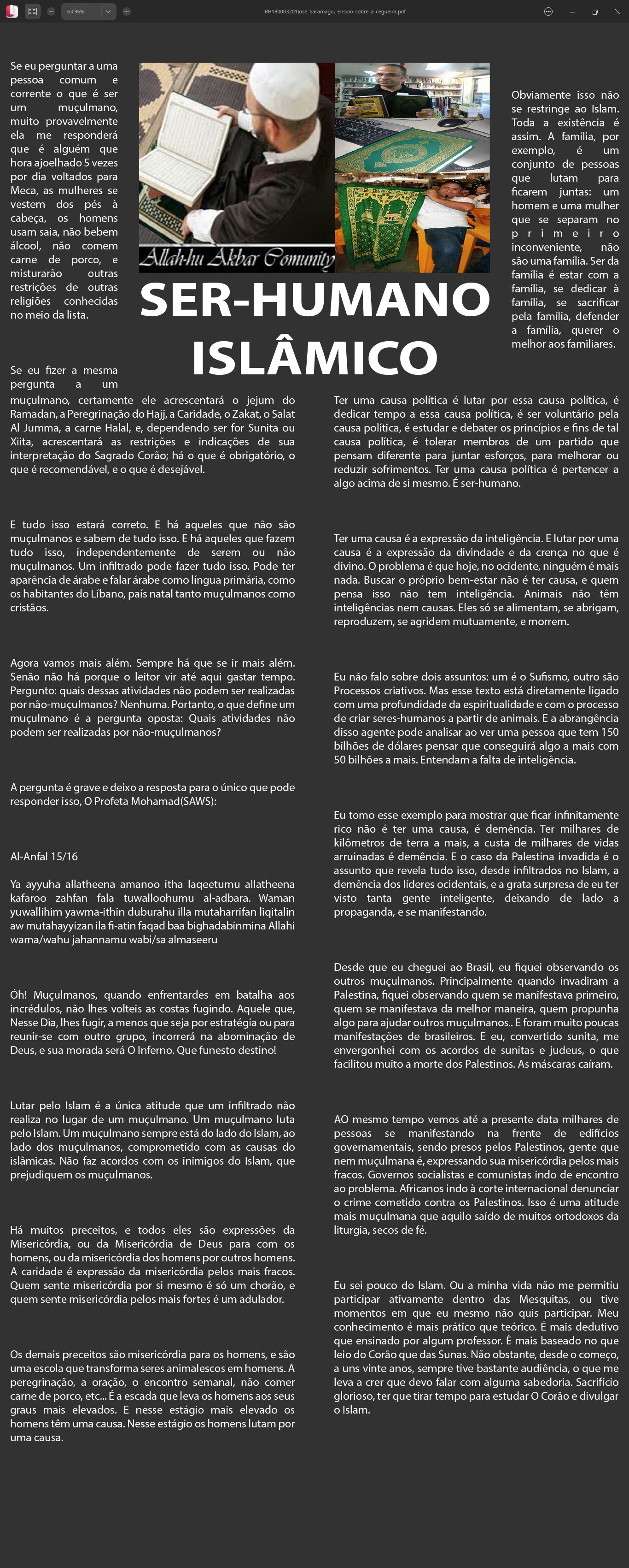 O QUE É SER-HUMANO ISLÂMICO