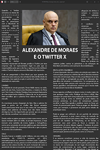 ALEXANDRE DE MORAES Y EL TWITTER X